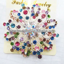 2014 Moda Traje Big Circle Rhinestone Broche BR07